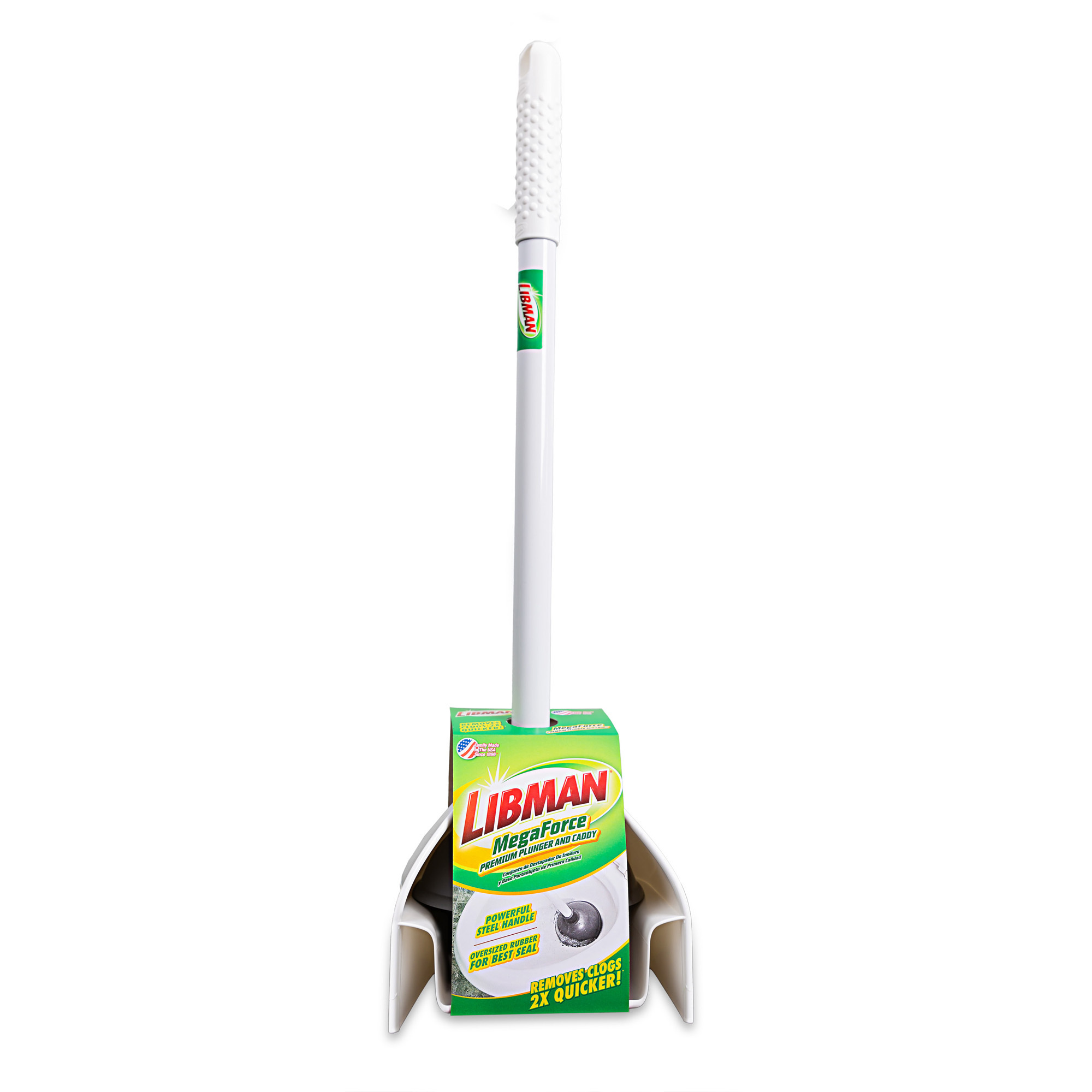 Libman Premium Toilet Plunger and Caddy Set, Model# 598